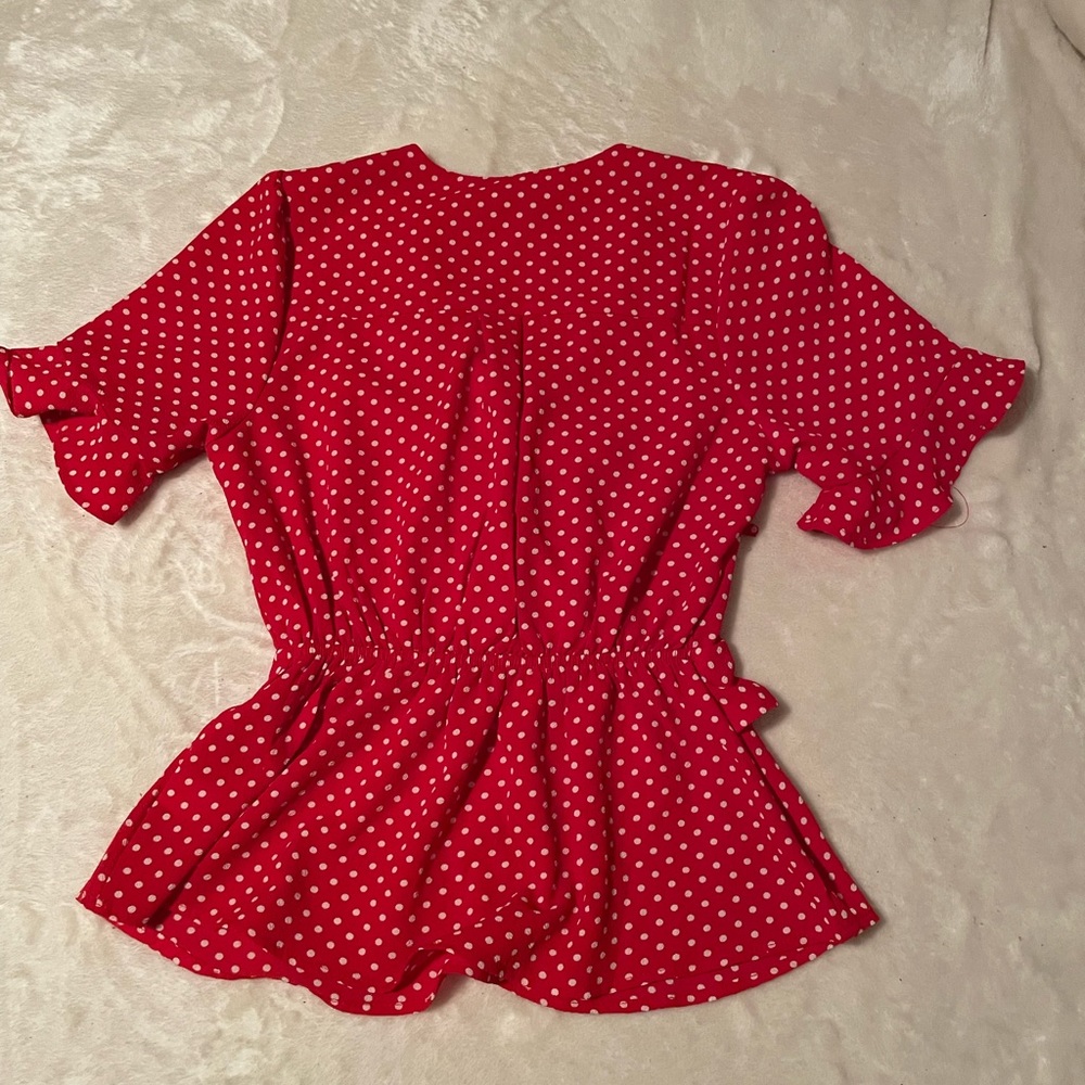 Red pinup blouse
